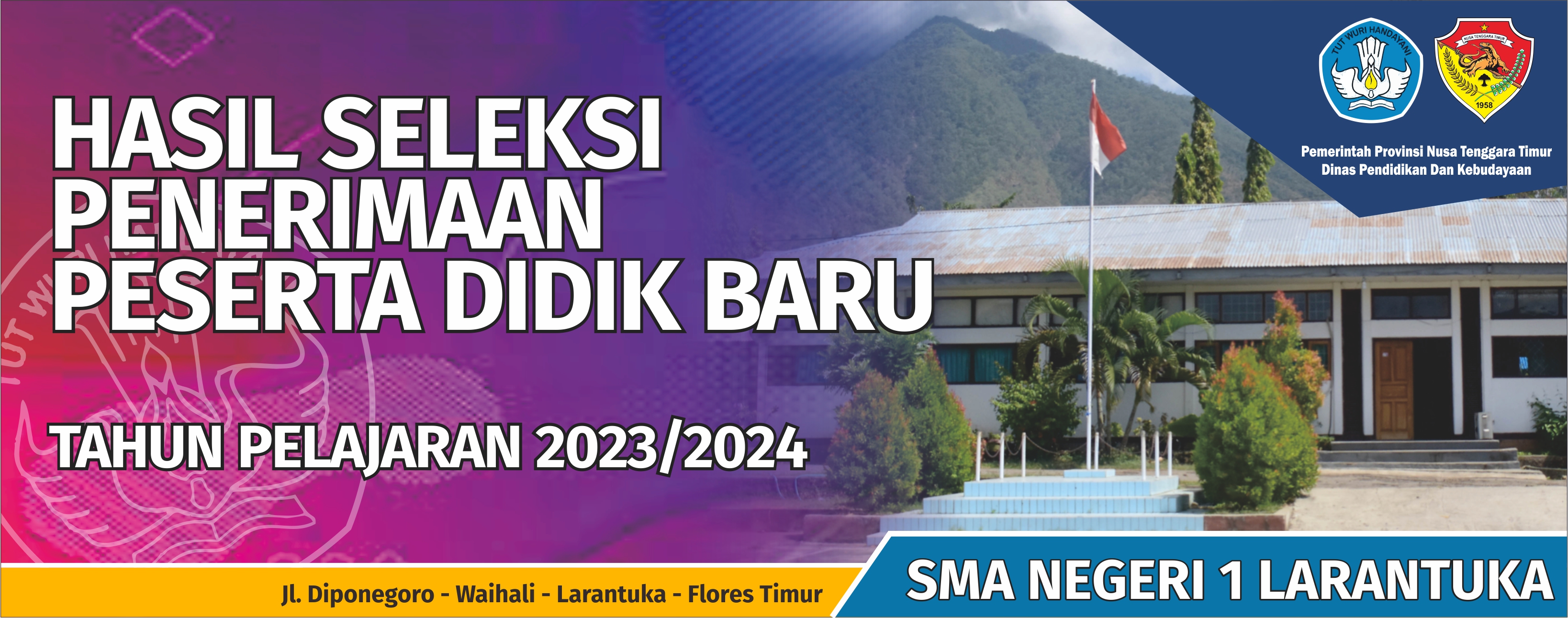 HASIL SELEKSI PPDB SMAN 1 LARANTUKA TAHUN 2023